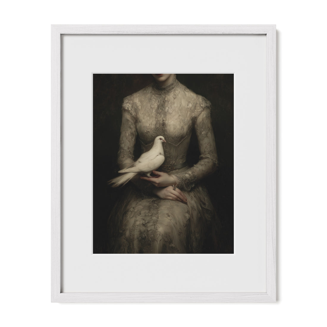 White Dove and Lace