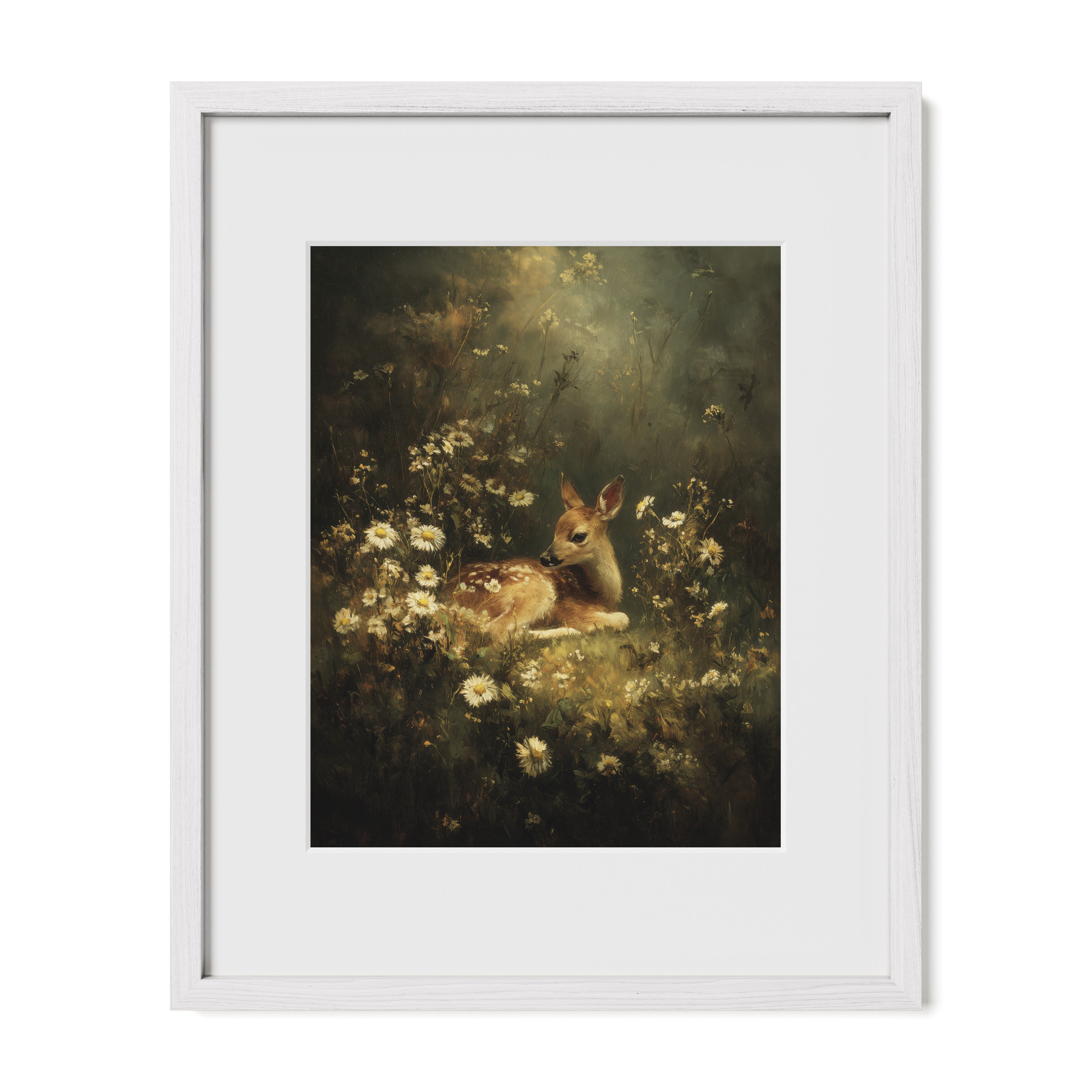 Fawn In Wildflowers