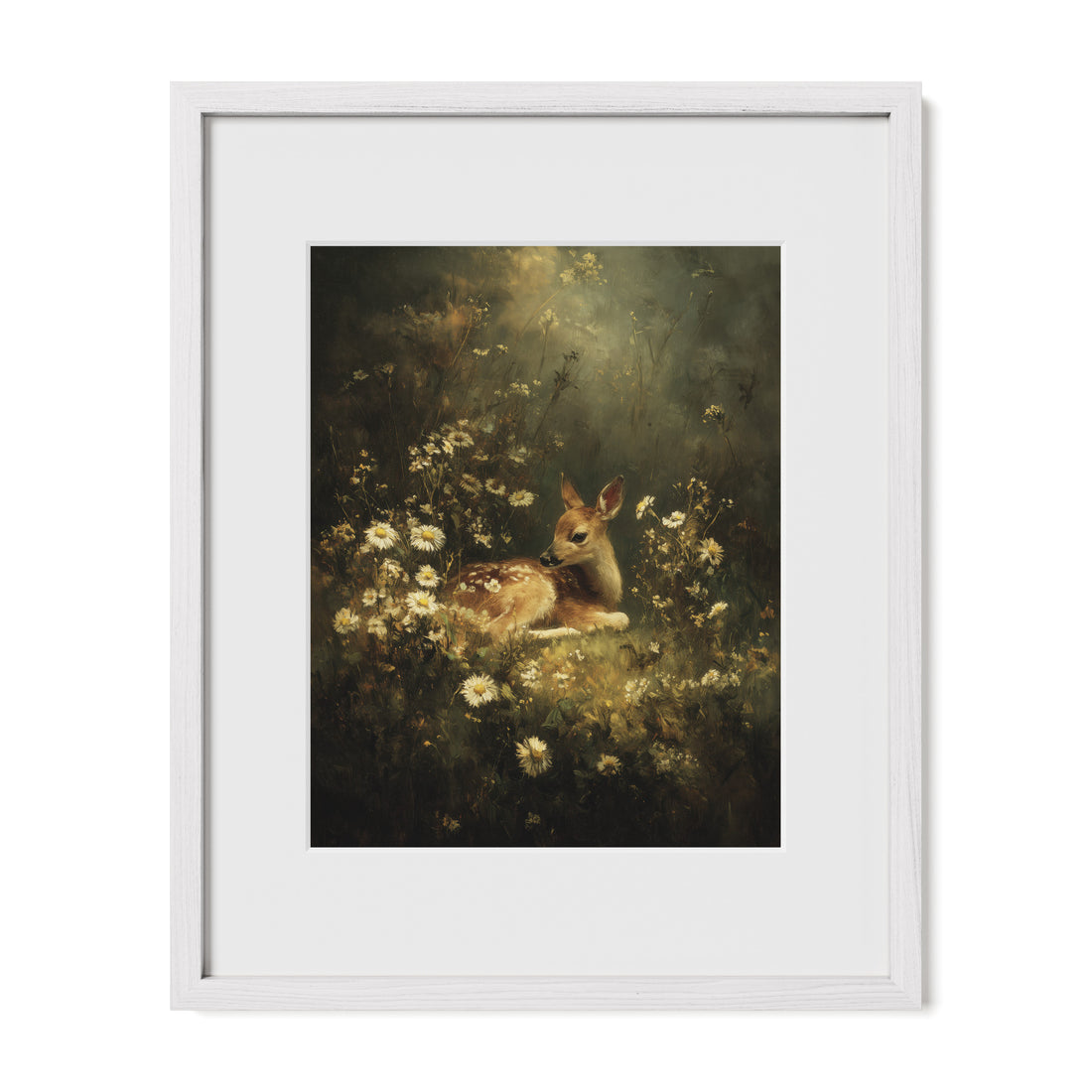 Fawn In Wildflowers