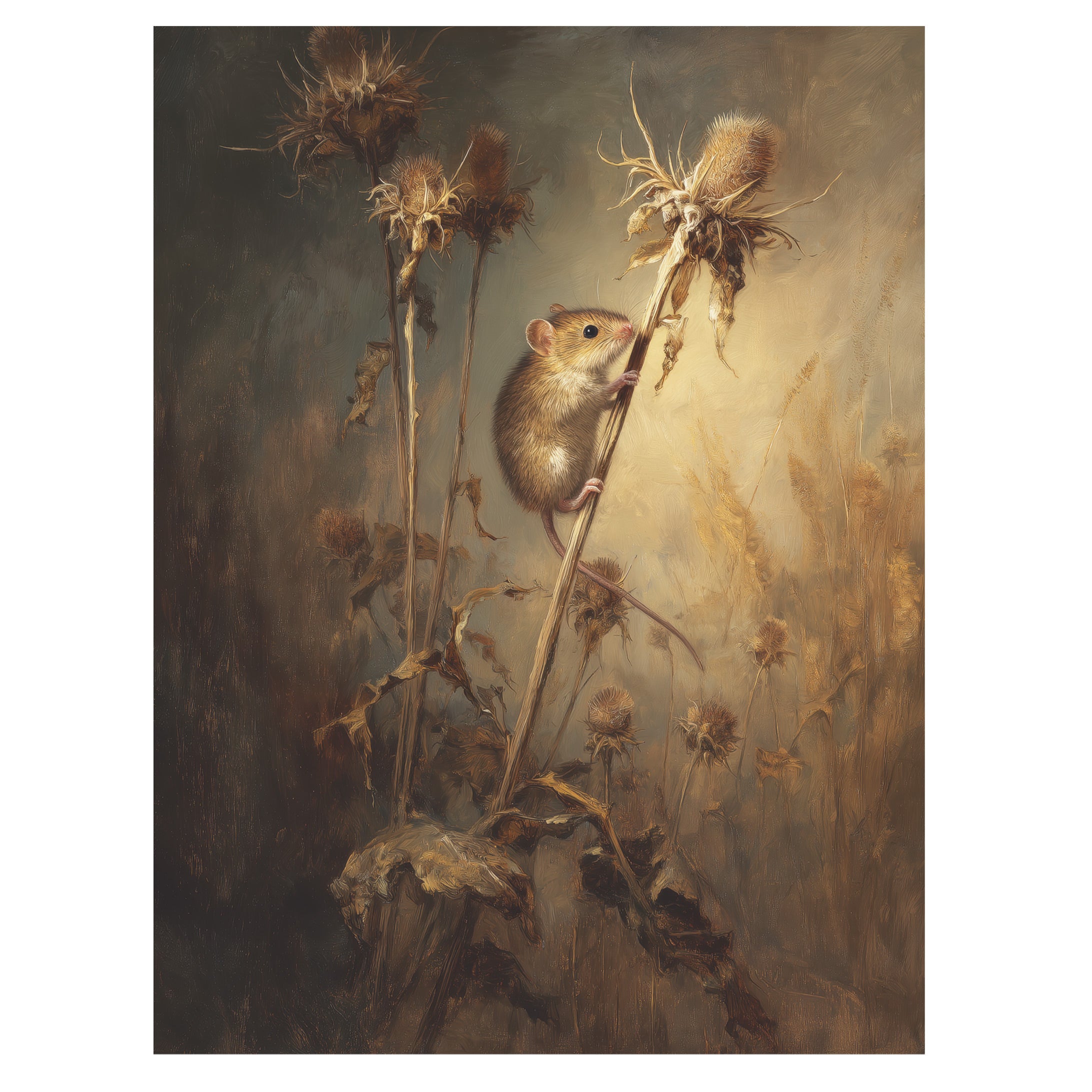 Thistle And Mouse