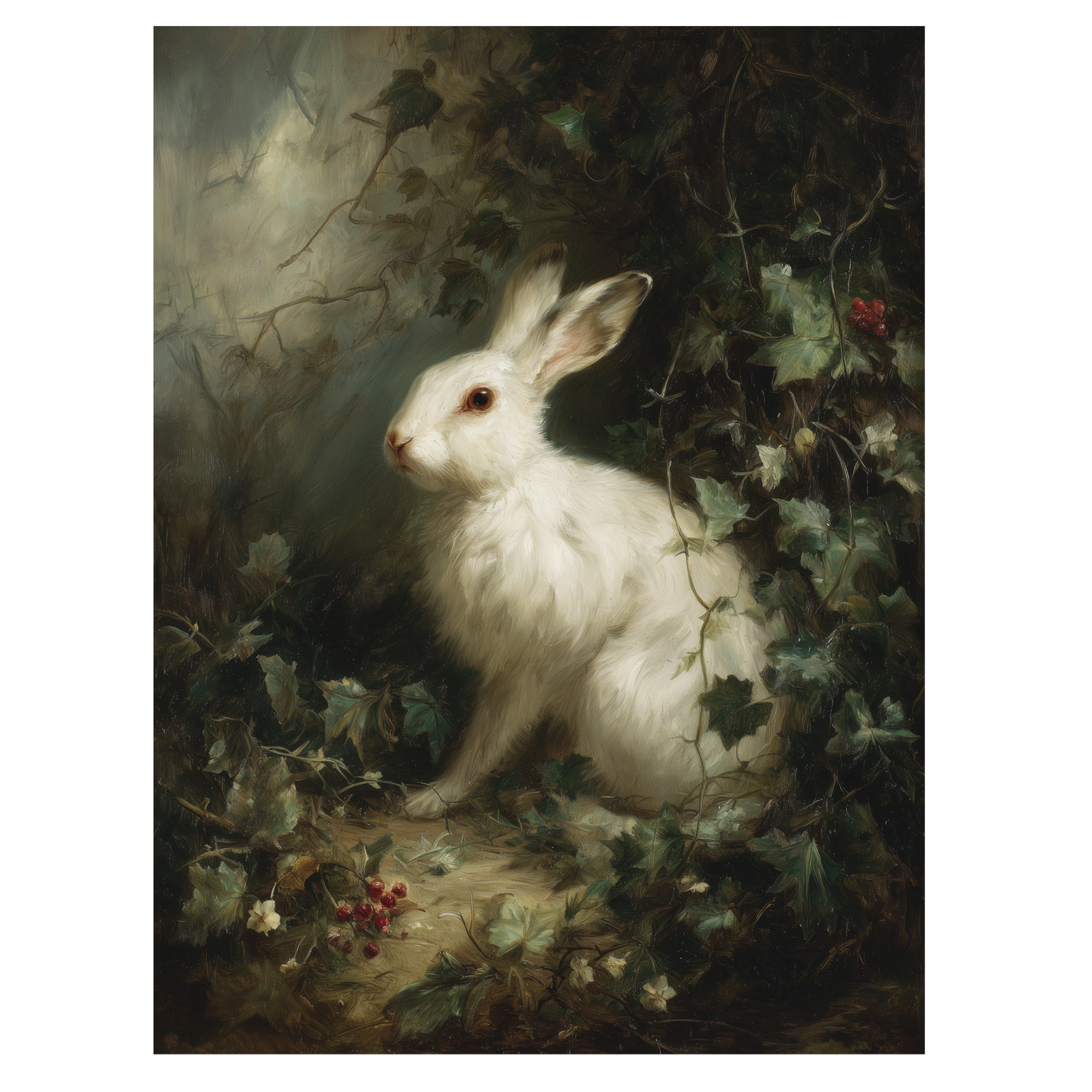 White Rabbit In Ivy