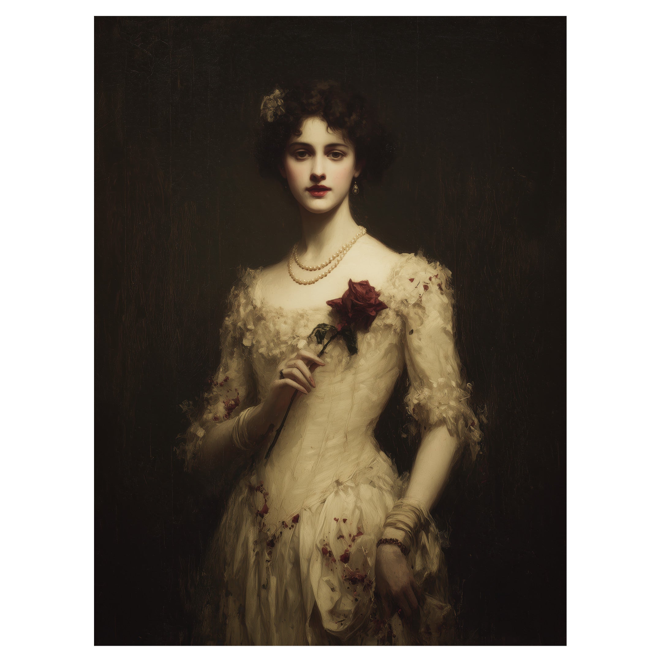 Rose in Her Hands