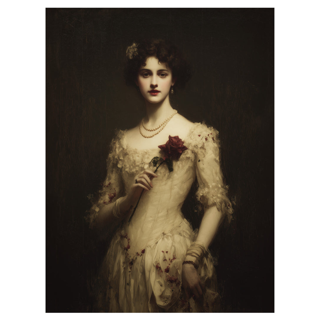 Rose in Her Hands