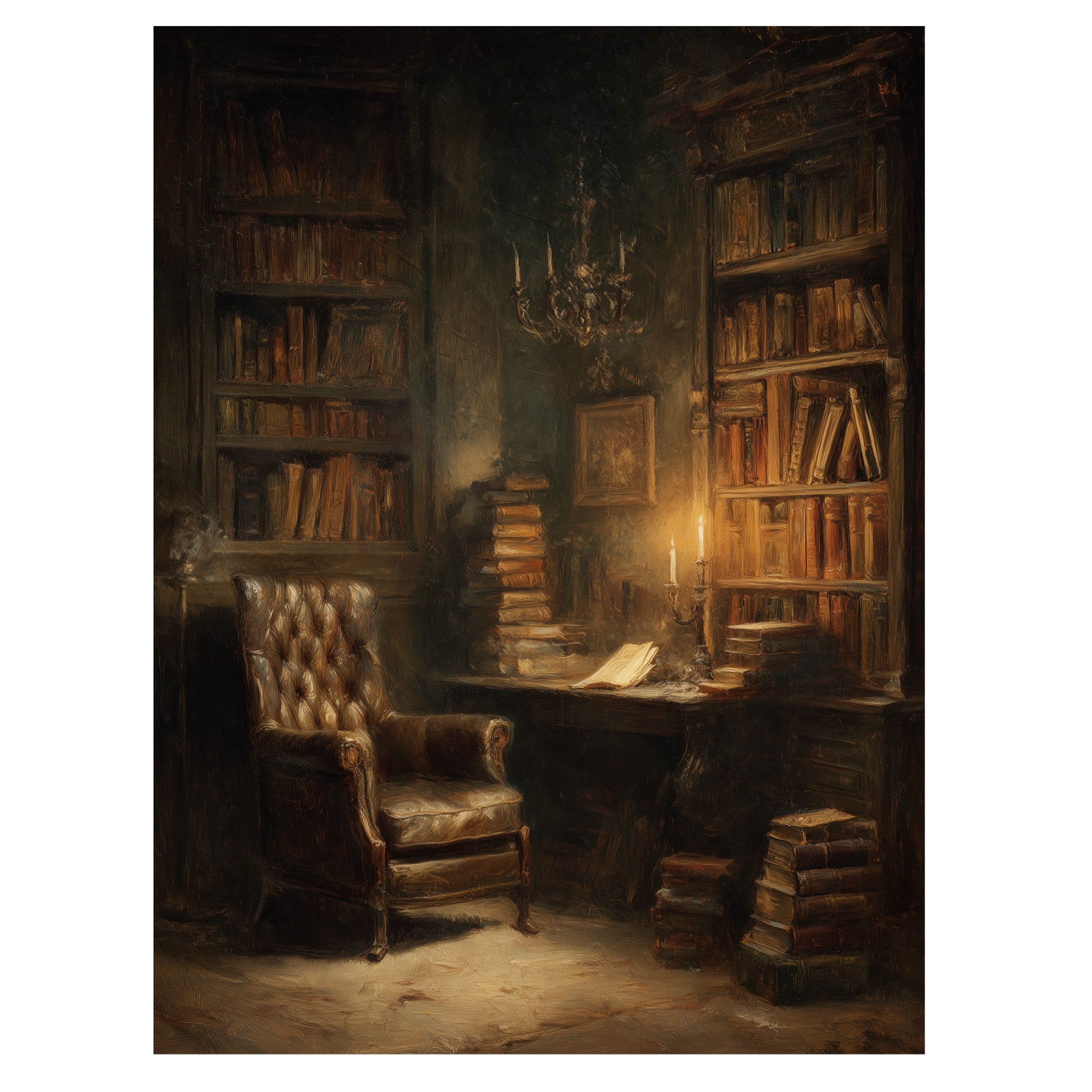 Victorian Library Interior