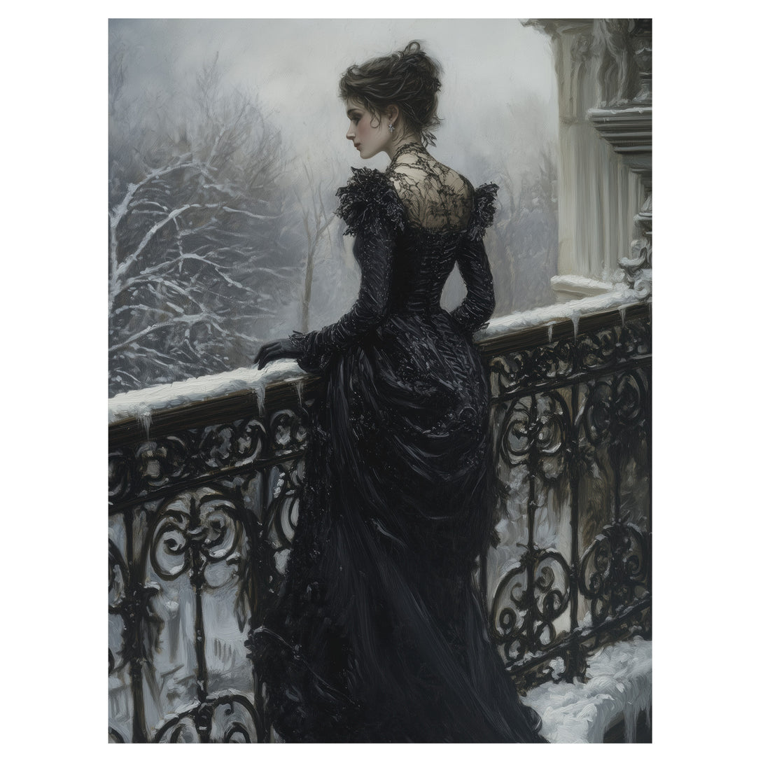 The Frosted Balcony