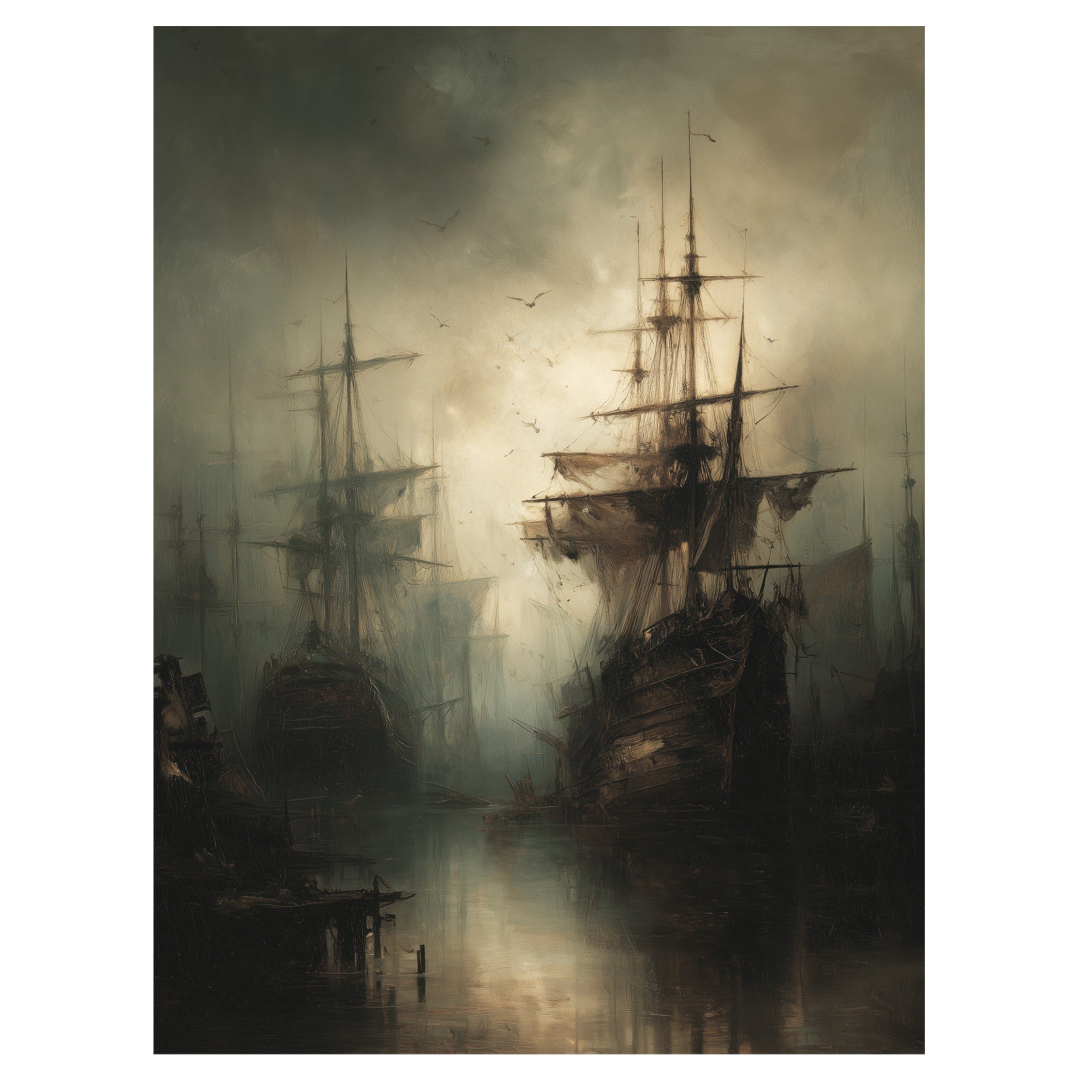 Ghost Ships in Fog