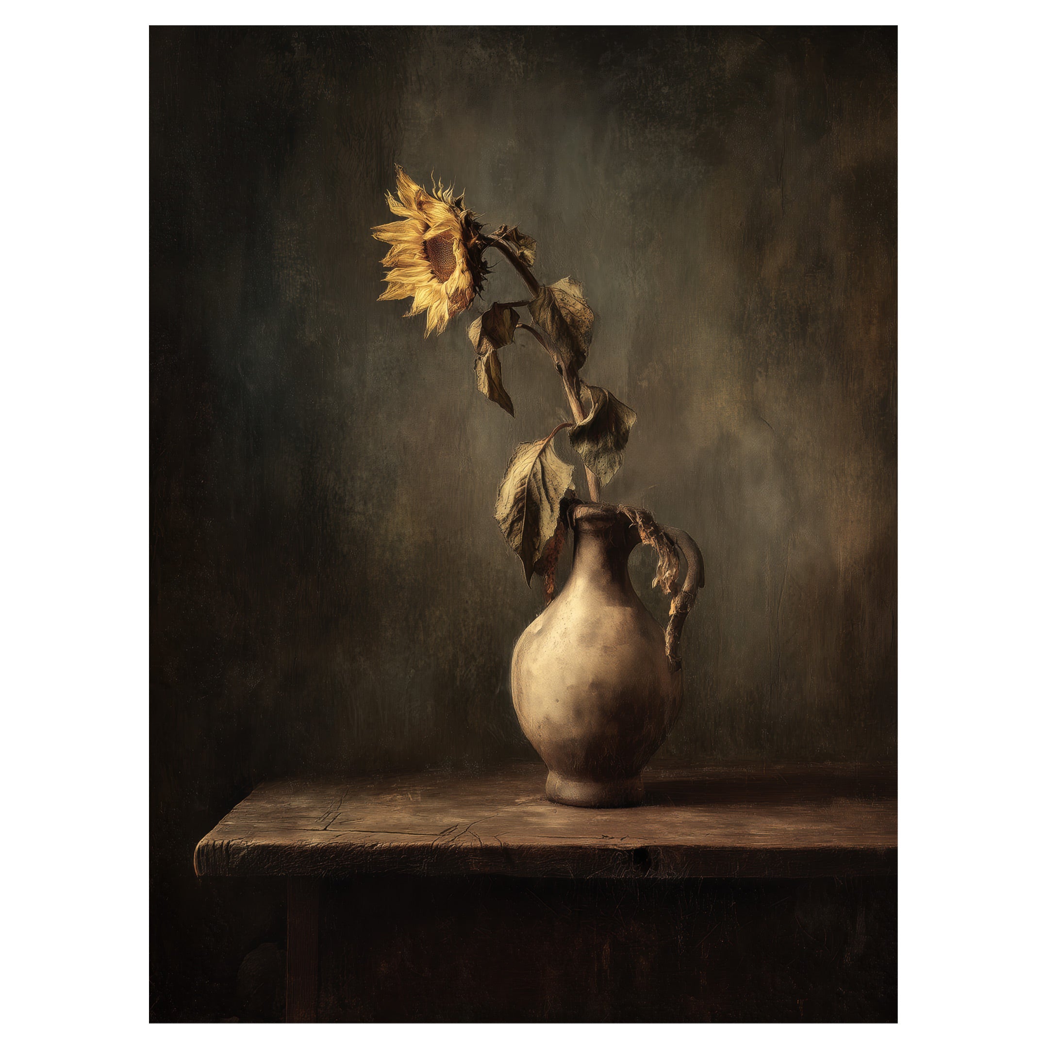 Sunflower In Decay