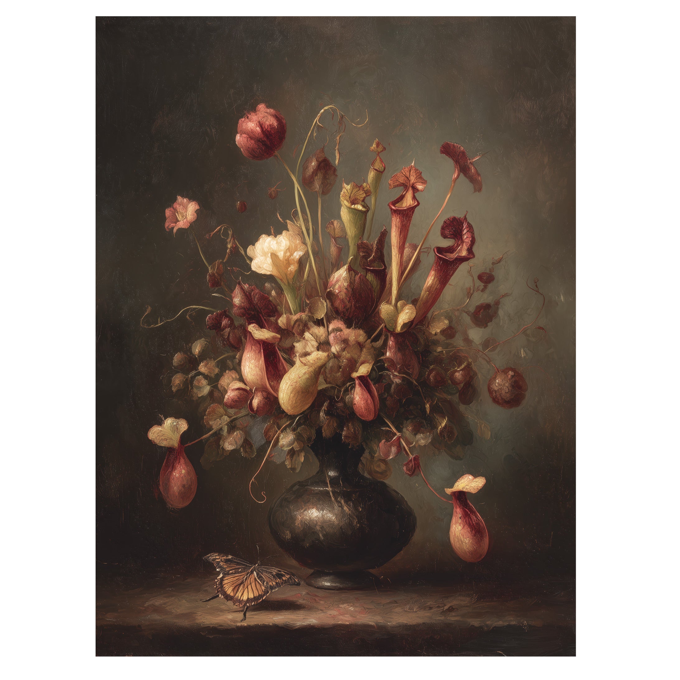 Carnivorous Floral Still Life