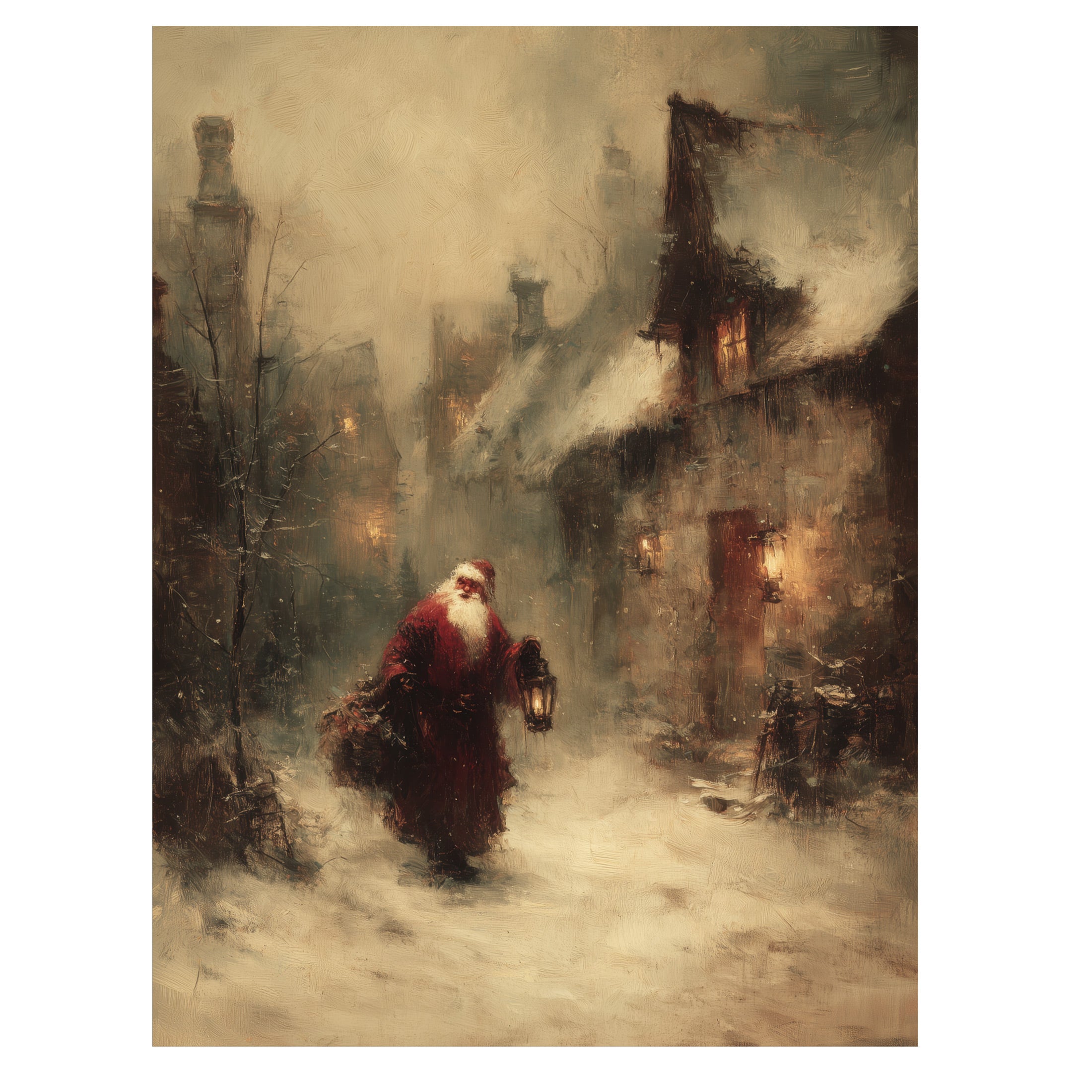 Saint Nick's Snowy Arrival
