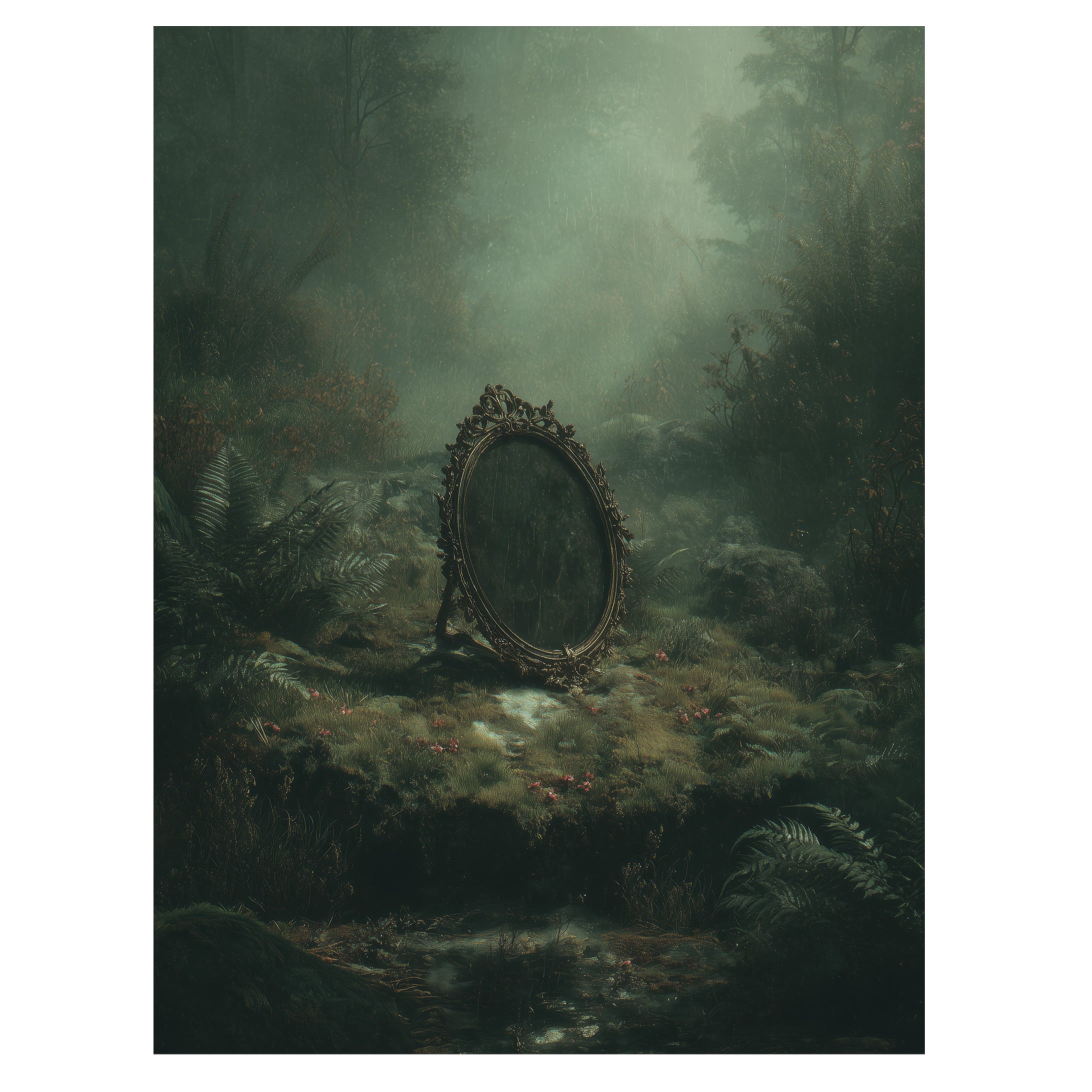 The Mirror Left in the Forest