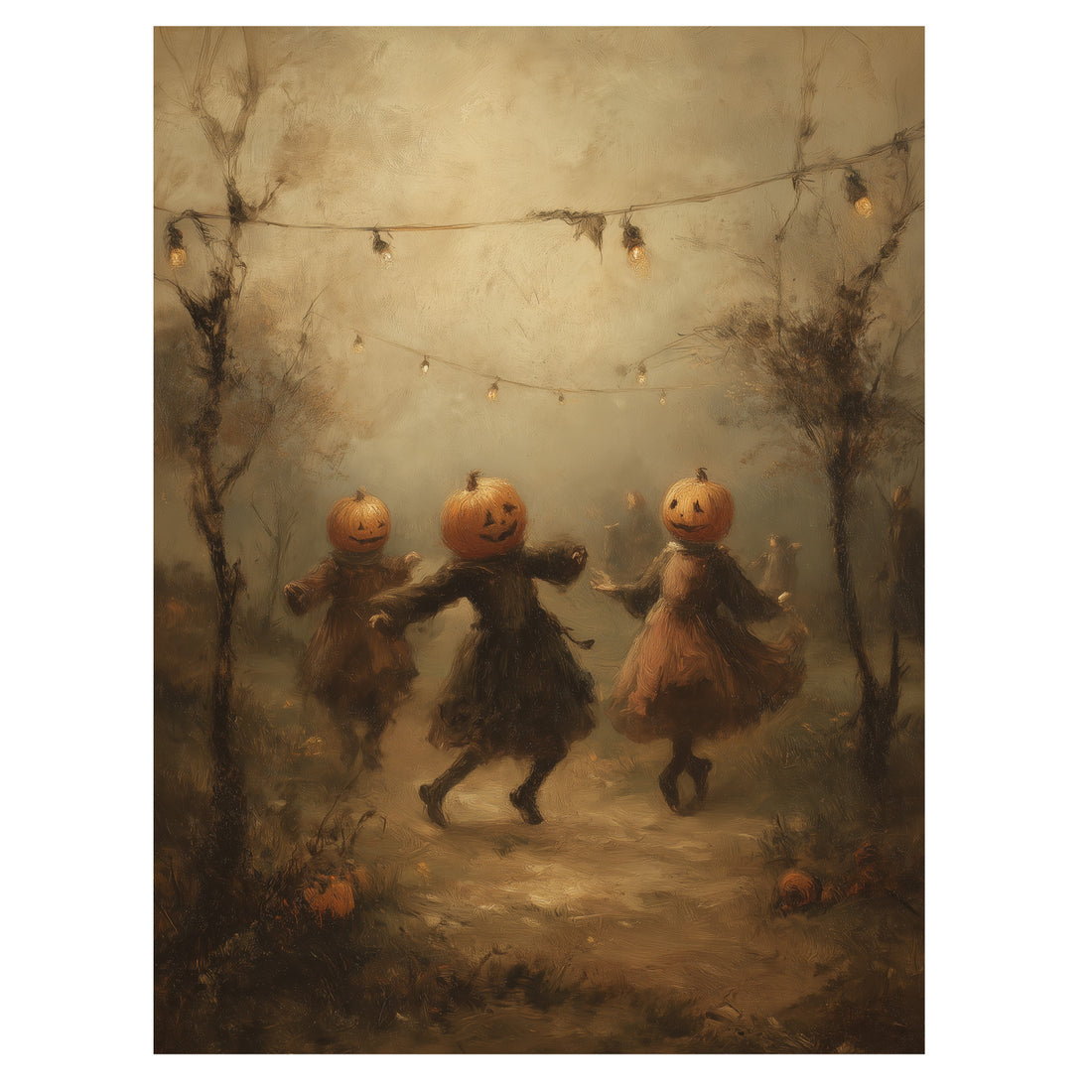 Pumpkin Dance at Dusk