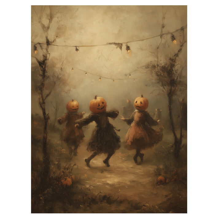Pumpkin Dance at Dusk