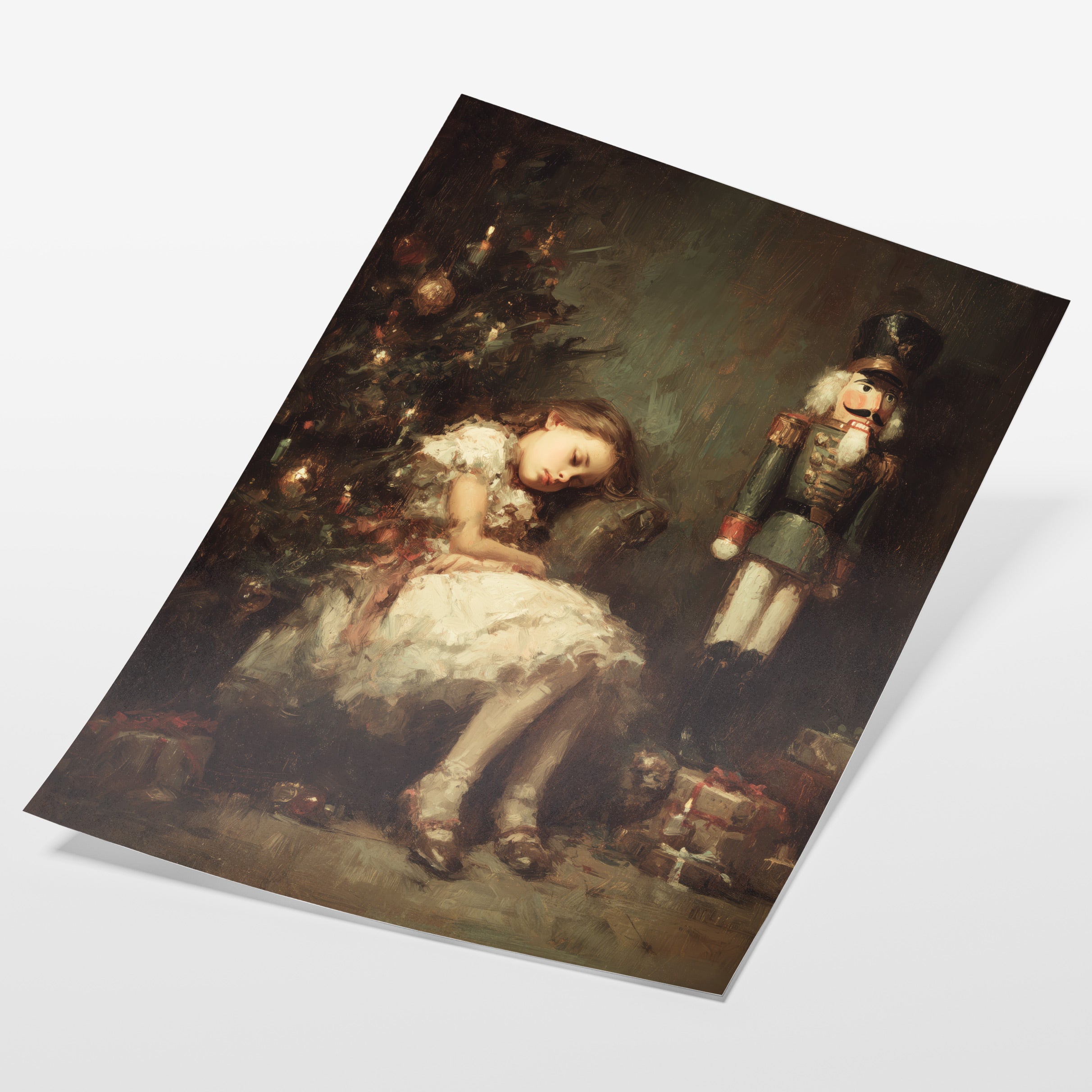 Sleeping Girl and Nutcracker