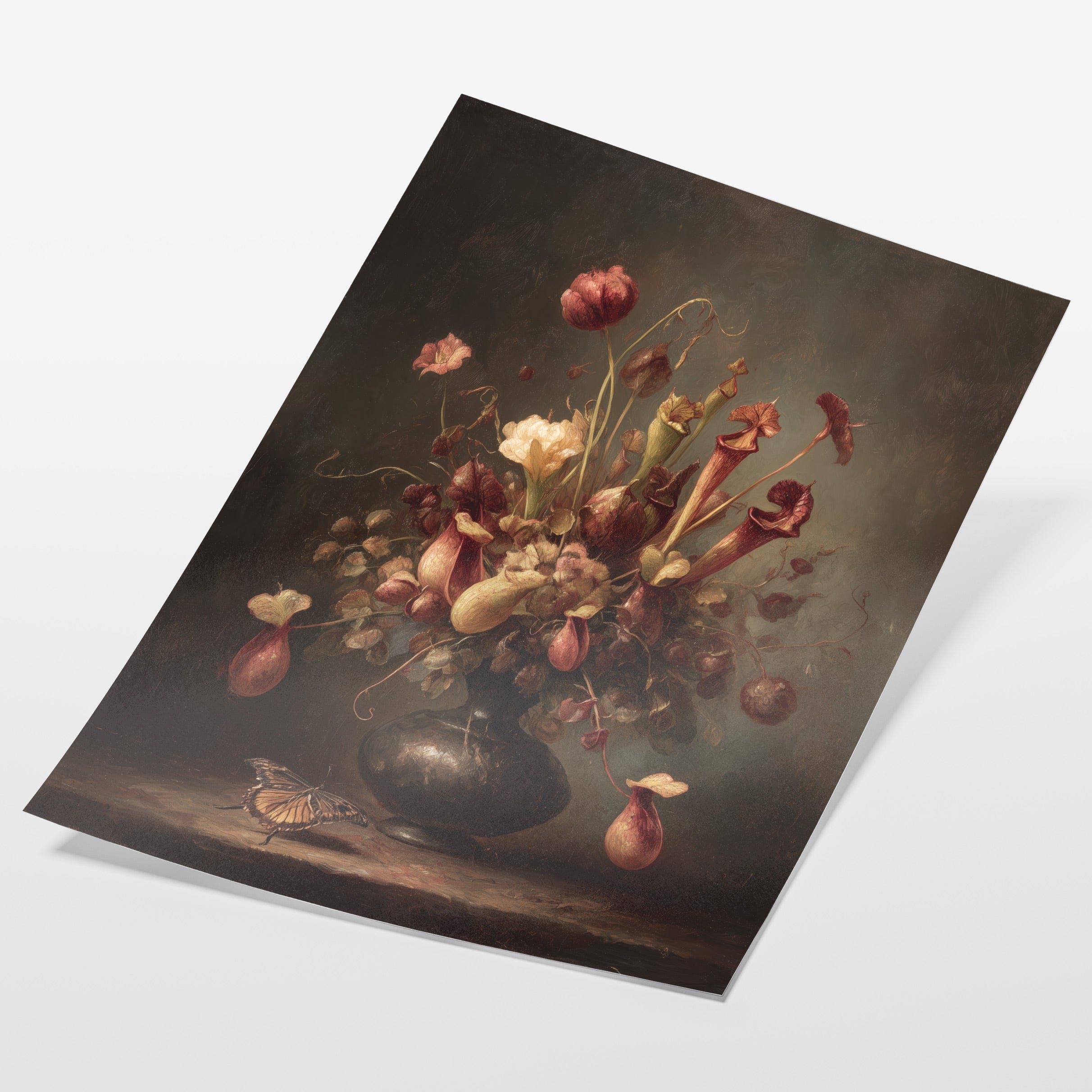 Carnivorous Floral Still Life