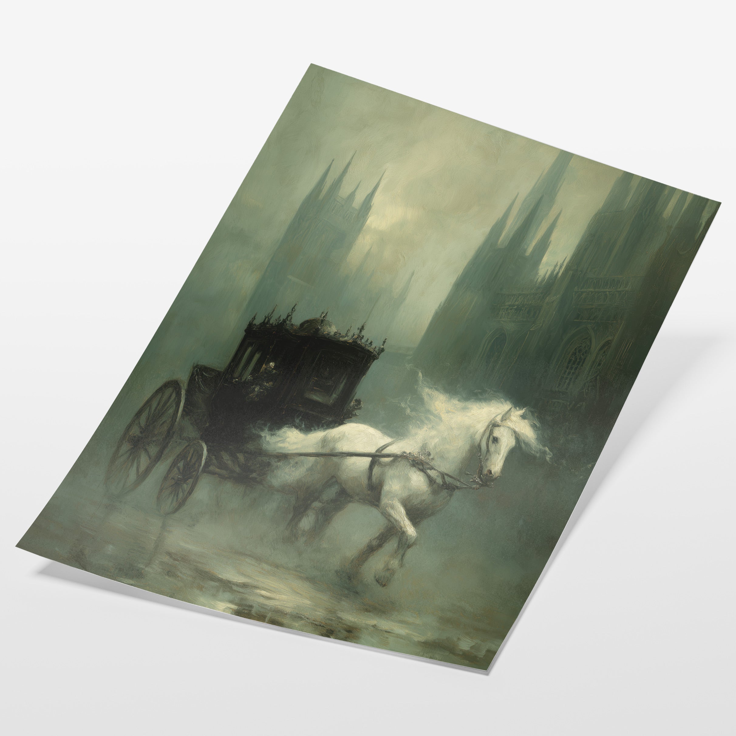 White Horse And Carriage