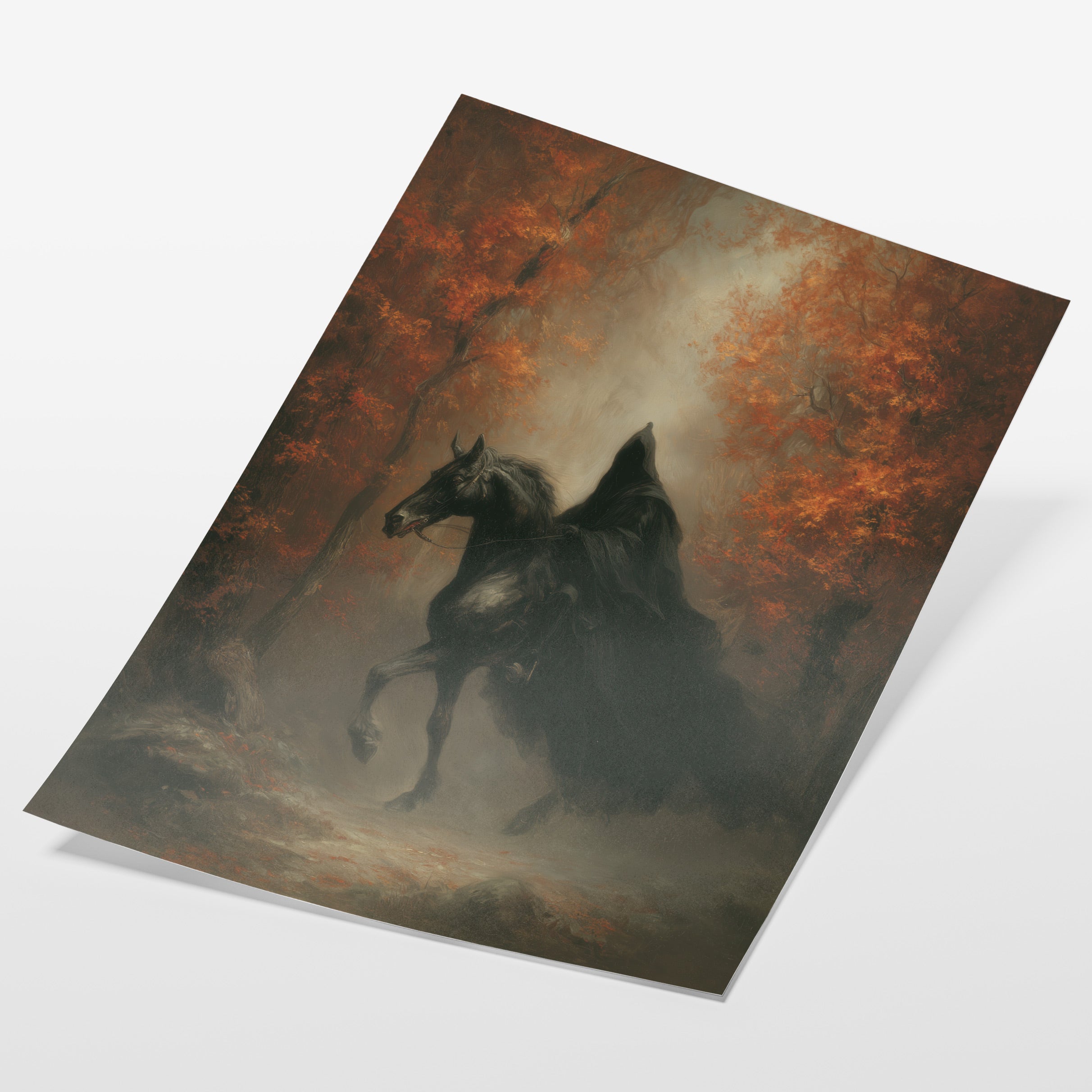 Headless Horseman in Woods