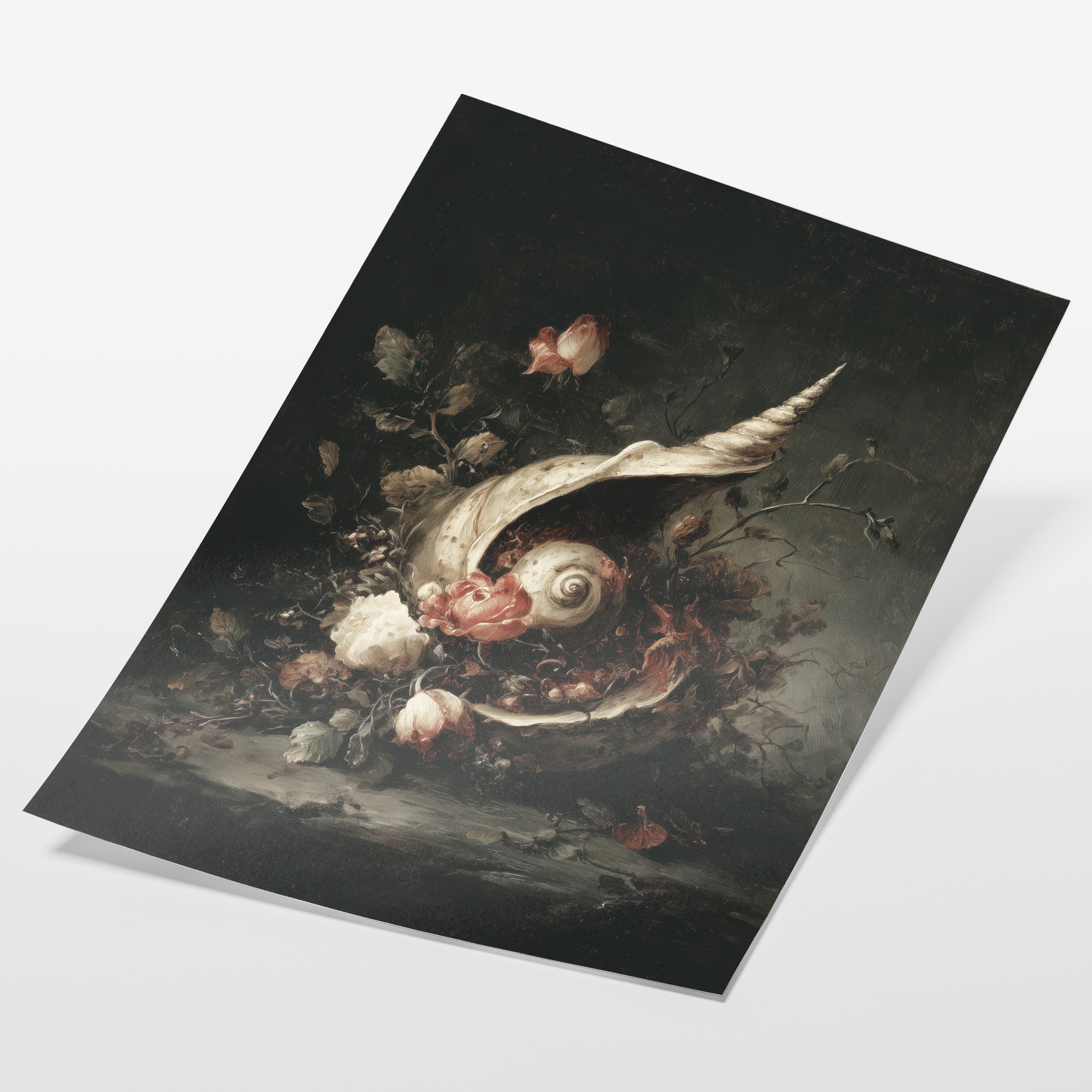Broken Shell And Roses