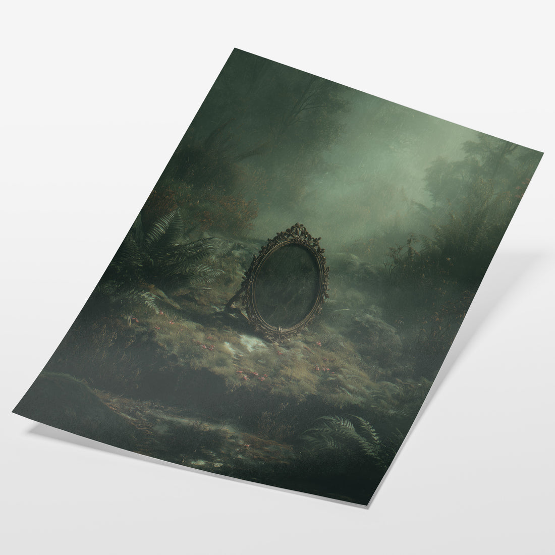 The Mirror Left in the Forest