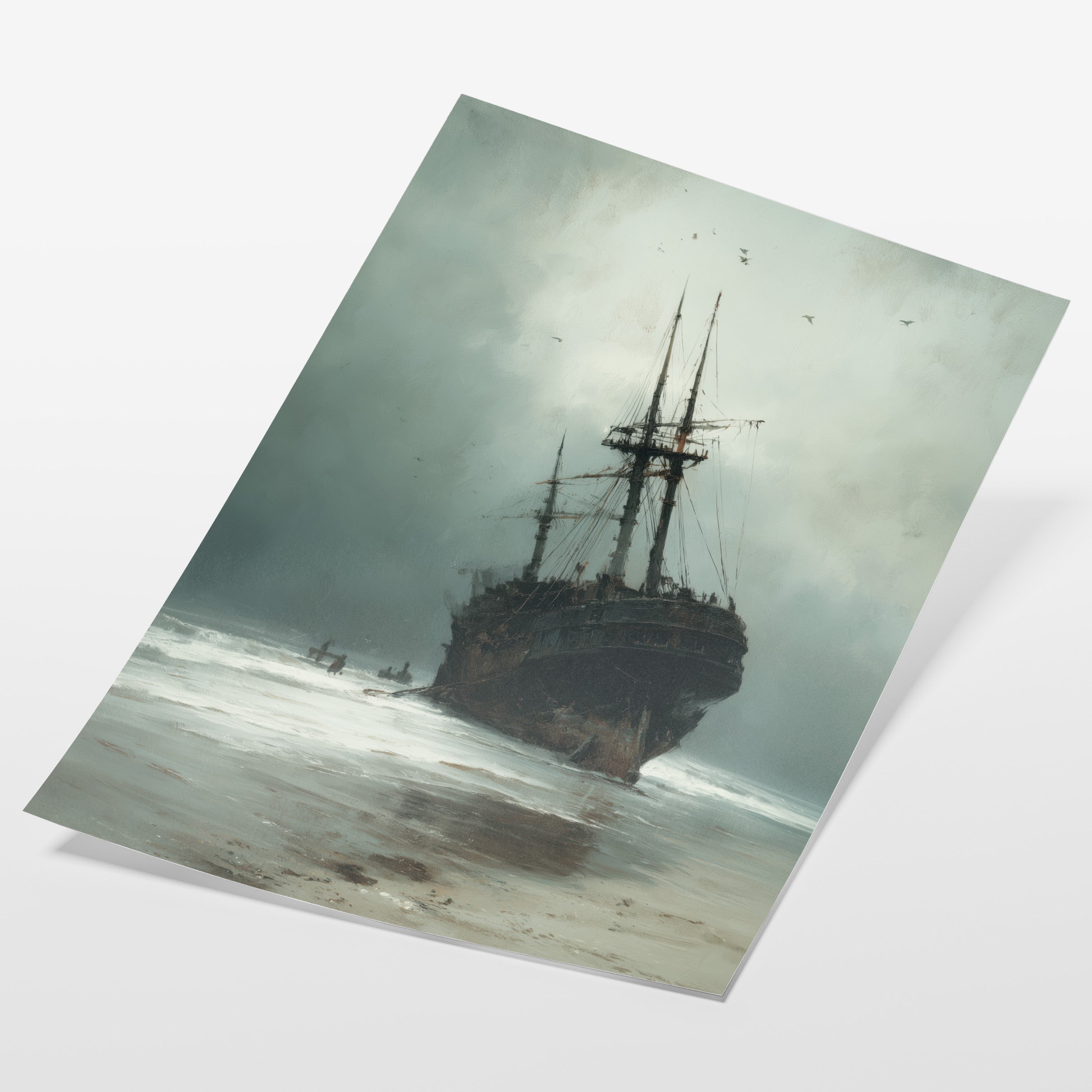 Shipwreck on Shoreline