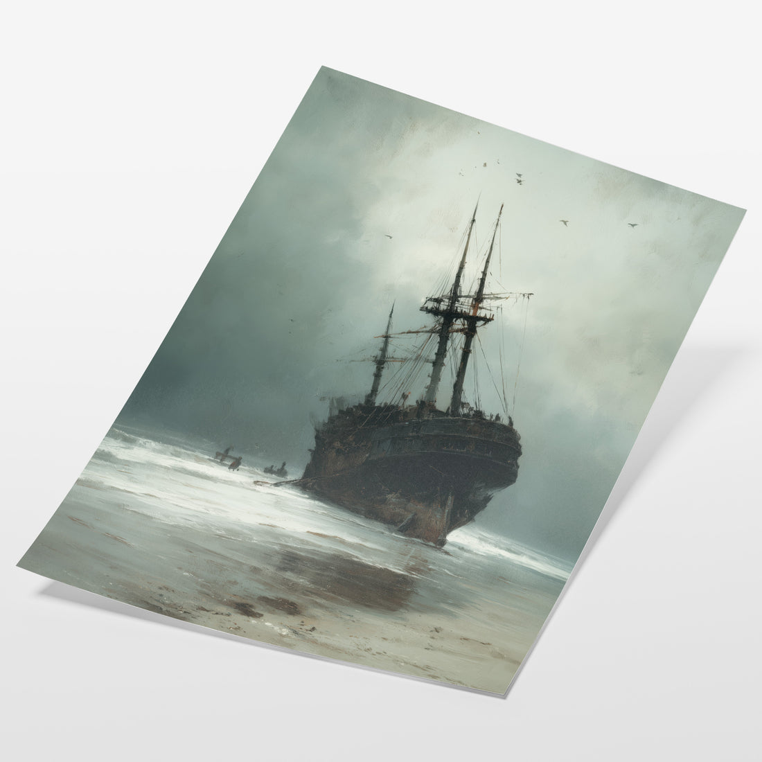 Shipwreck on Shoreline