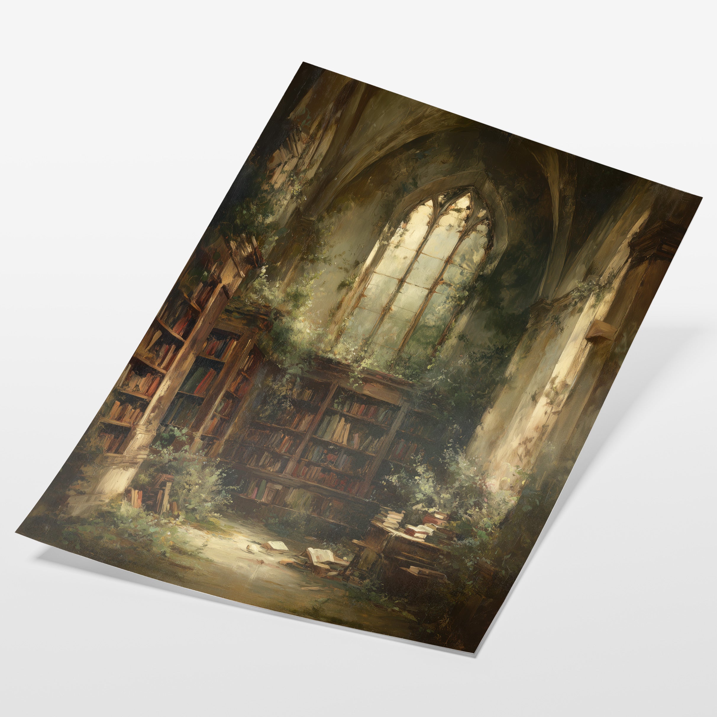Library In Ruins