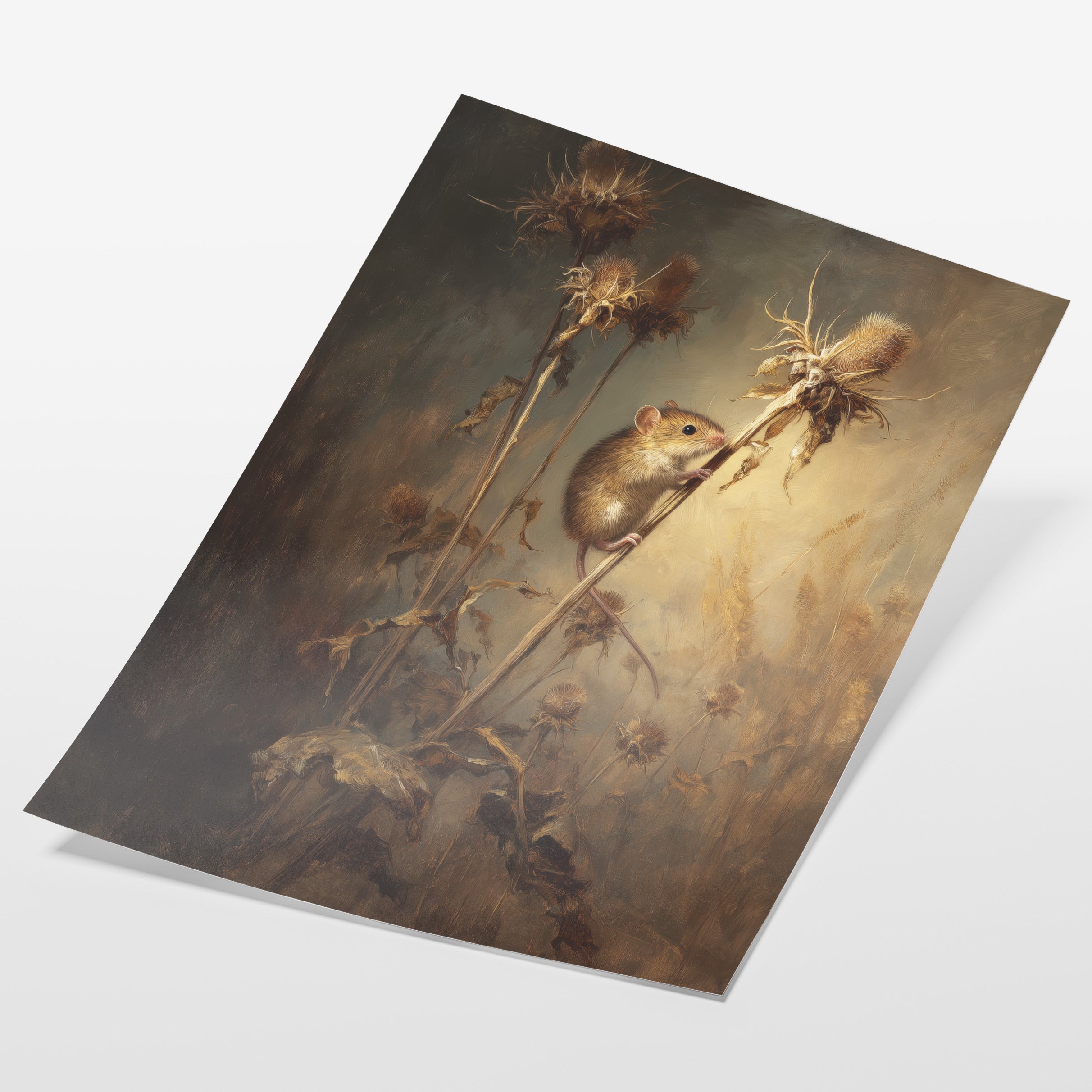 Thistle And Mouse