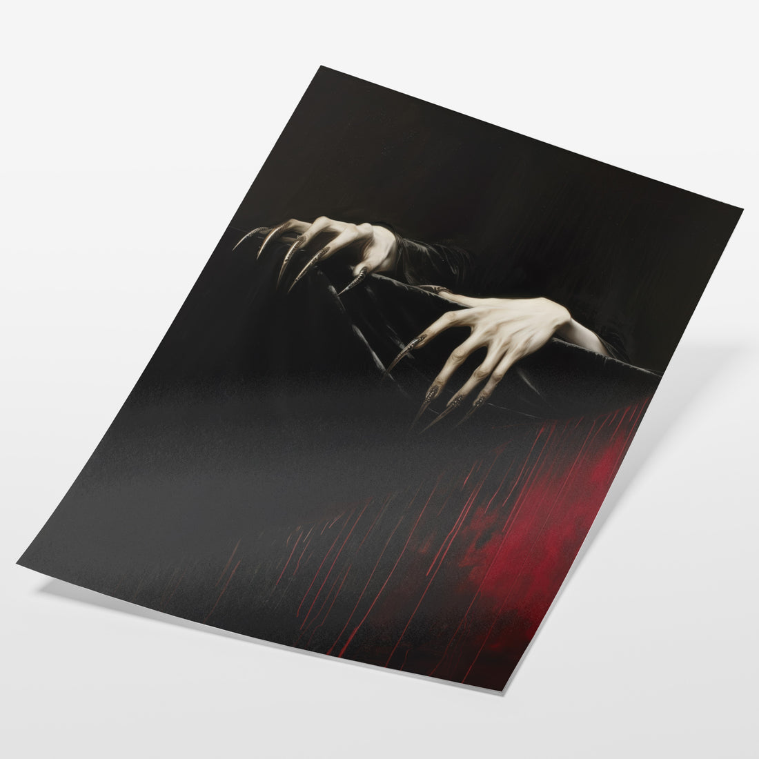 angled view of gothic horror fine art print