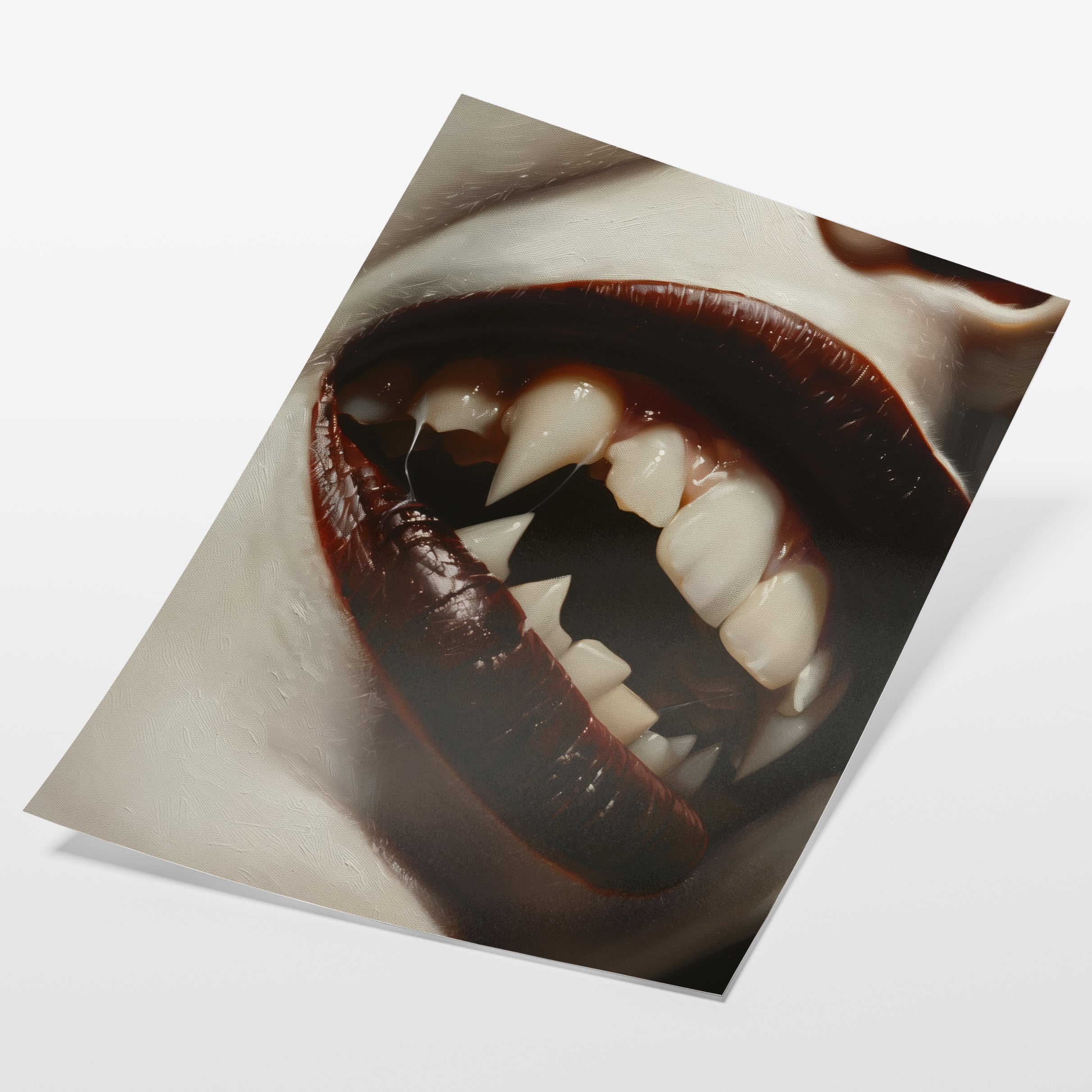 angled view of gothic vampire fine art print