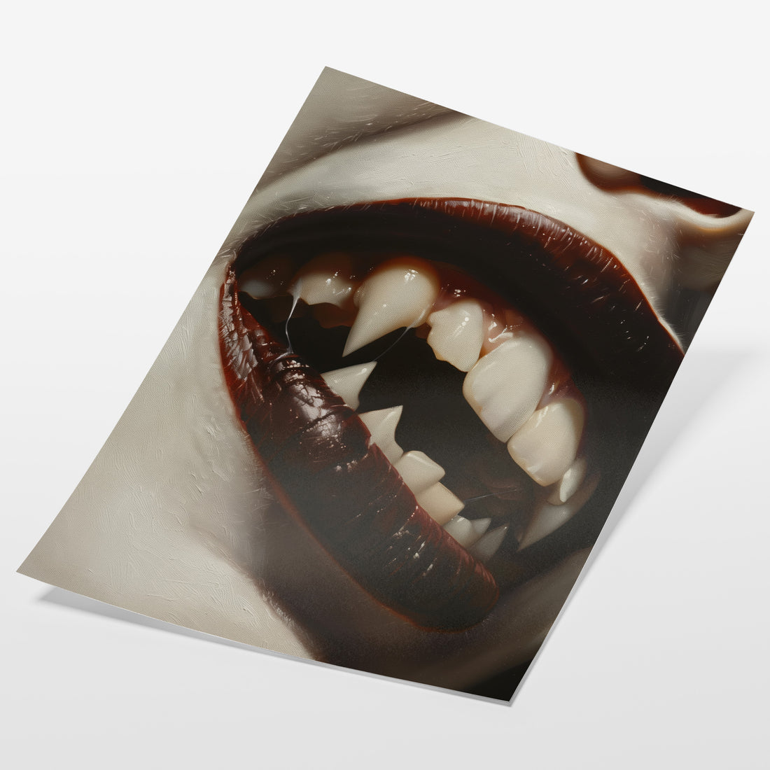 angled view of gothic vampire fine art print