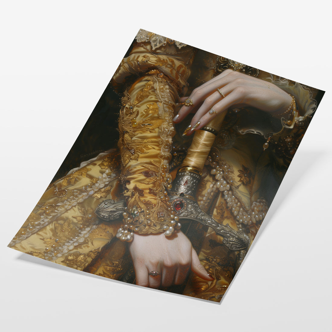 angled view of gothic royal fine art print