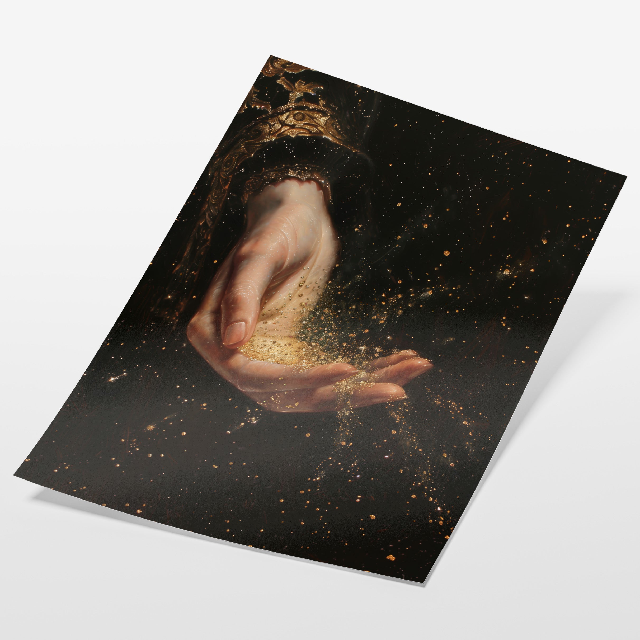 angled view of gothic mystical fine art print