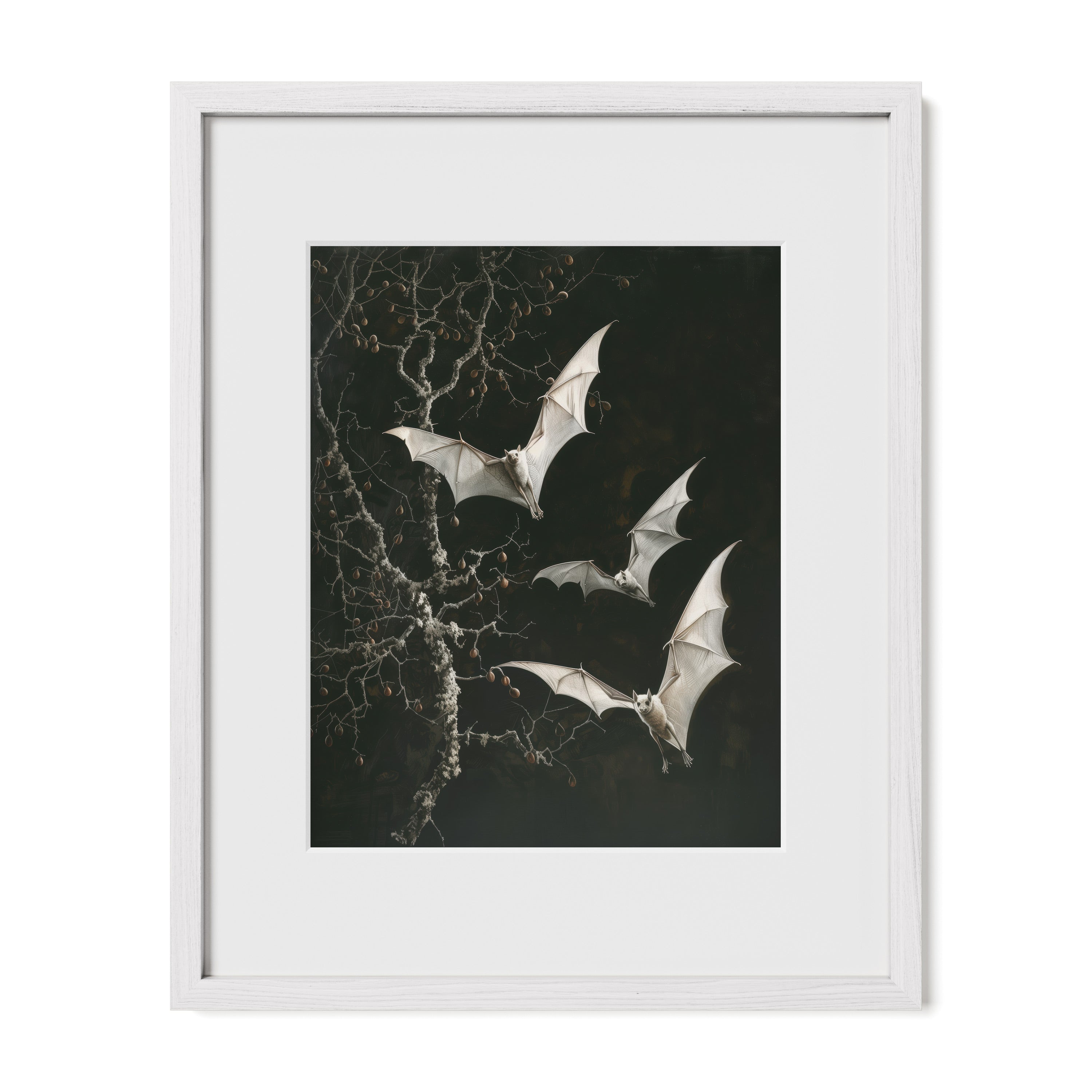 angled view of gothic bat fine art print