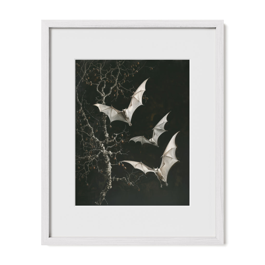 angled view of gothic bat fine art print